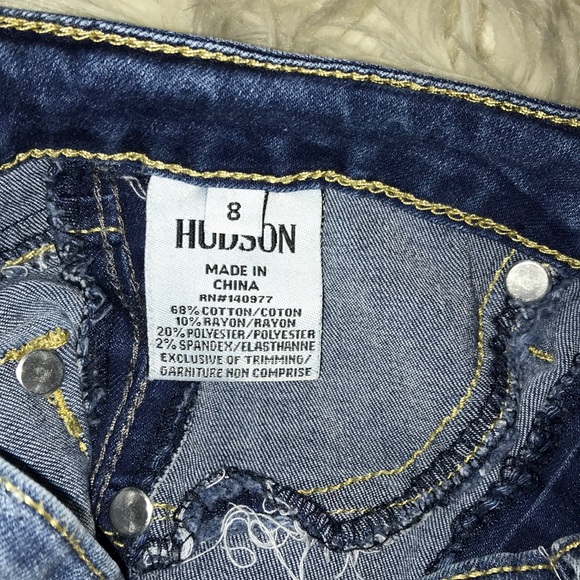 Hudson Jeans Girl’s Cropped Denim Jeans - Picture 4 of 7